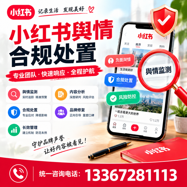 成都小红书舆情合规处置